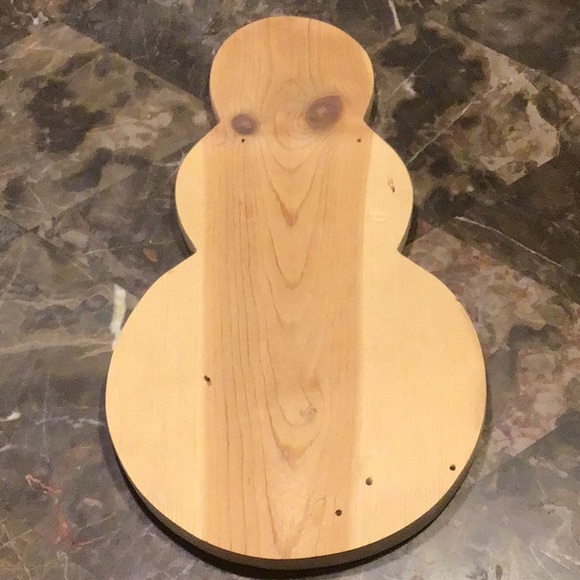 Reclaim Wood Snowman Blank - Picture 2 of 4